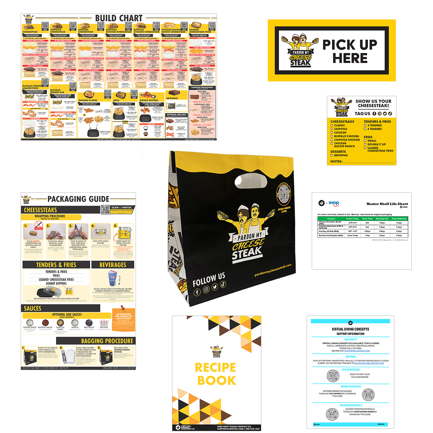 PMC – GRAND OPENING KIT WITH TRAINING PACKET - IHOP
